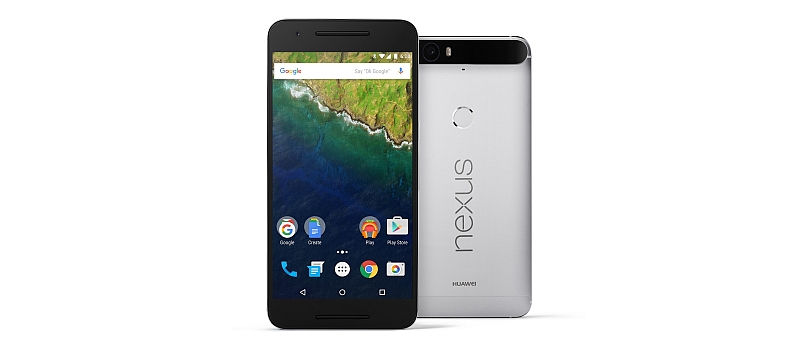 Nexus 6P front back silver